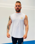 JIU-JITSU PURO SLEEVELESS MOCK NECK TEE WHITE