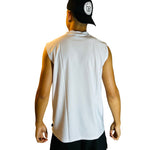 JIU-JITSU PURO SLEEVELESS MOCK NECK TEE WHITE