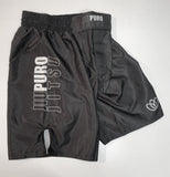 Jiu-Jitsu Puro BJJ Mens Black Shorts MMA Grappling Sports Fight