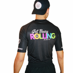 JIU-JITSU PURO - UNISEX SHORT SLEEVE RASH GUARD - Get Busy Rolling - LARGE